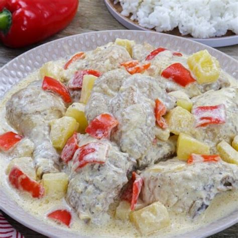 Pininyahang Manok Creamy Pineapple Chicken Kawaling Pinoy