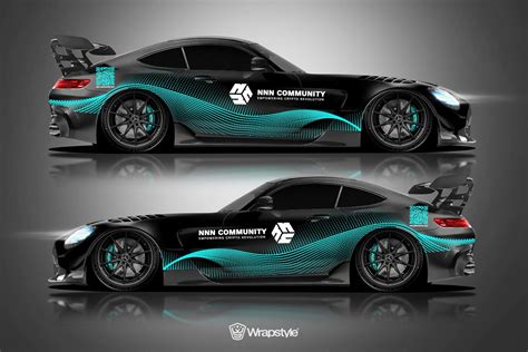 Mercedes AMG GT Black Series Corporate Design WrapStyle