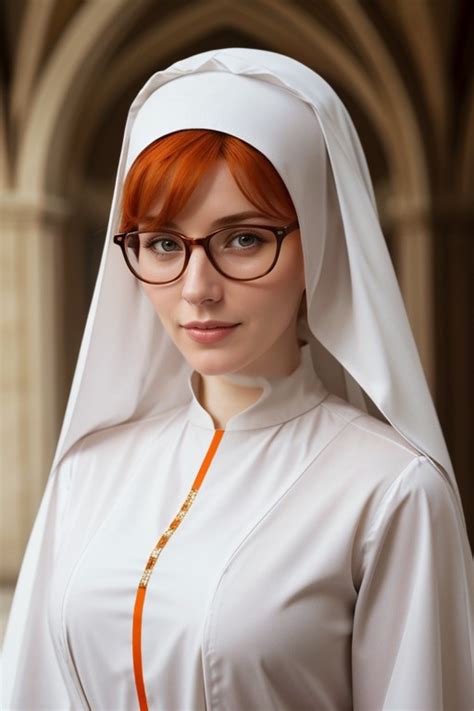 Skinny Nun Rounded Ass AI Porn