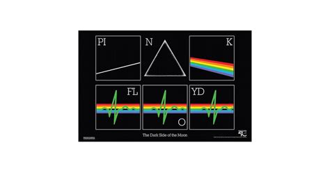 Pink Floyd Dsotm50 Squares Prism 11x17 Unframed Print