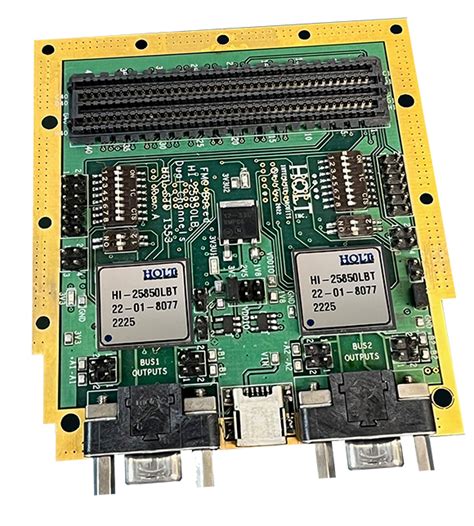 Dual Channel Mil Std Fpga Mezzanine Card Holt Integrated