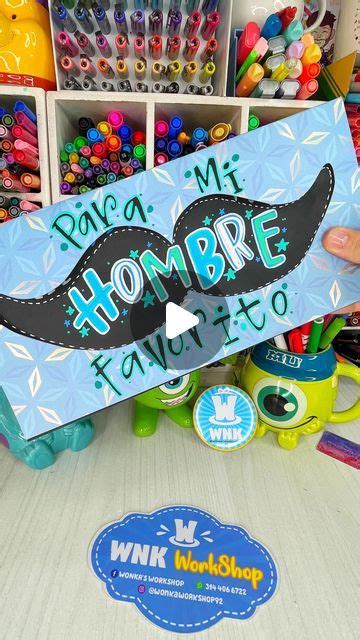 Wonka 💙💛regalos Creativos Talleres Virtuales Y Cartillas On Instagram 🎩tarjeta DÍa Del Hombre