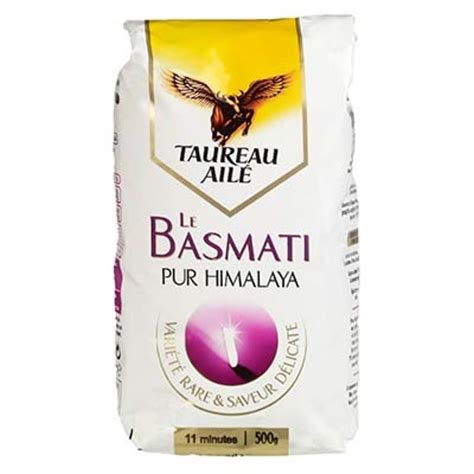 Taureau Ailé Riz Le Basmati Sachet De 500 G