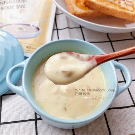 Creamy White Mushroom Soup - Double Happiness Asia Foods