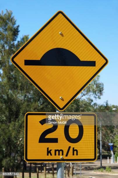 15 Speed Bump Ahead Sign Stock Photos High Res Pictures And Images