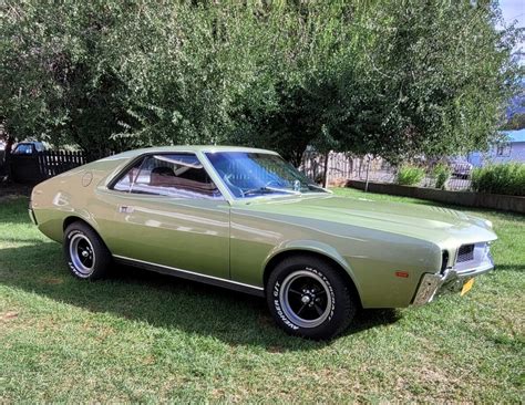 1968 Amc Amx Coupe Green Rwd Automatic Base Classic Amc Amx 1968 For Sale