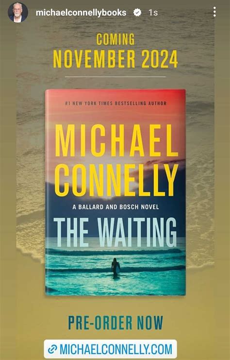 Bosch: Michael Connelly Reveals Det. Renée Ballard/The Waiting Cover