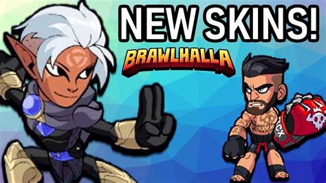 New Prizefighter Cross And Mythic Hero Val Skins • Brawlhalla Youtube