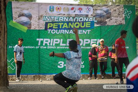 50 Atlet Dari 3 Negara Turun Dalam International Petanque Tournament