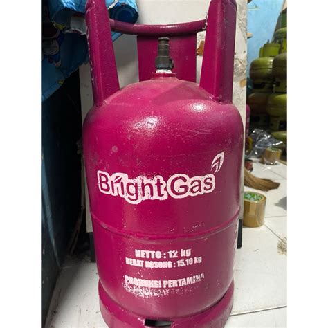 Jual Tabung Gas Kg Brigth Gas Plus Isi Lpg Kg Dan Kosong Shopee