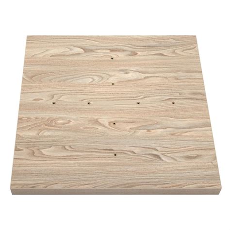 Plateau De Table Carr Bolero Mm Effet Bois Clair Gr Nisbets