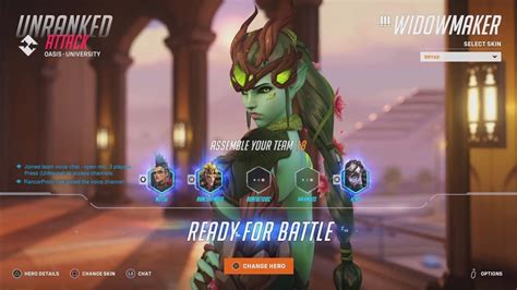 Overwatch Season Dryad Widowmaker Skin Gameplay Youtube