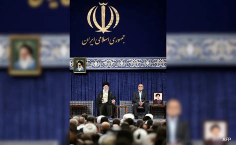 Irans Supreme Leader Ayatollah Ali Khamenei Endorses Reformist Masoud