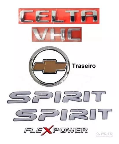 Emblemas Celta Vhc Flex Spirit Mala 2007 À 2011 Parcelamento sem