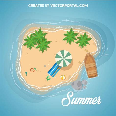 Summer Island Imageai Royalty Free Stock Svg Vector