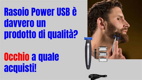 Rasoio Power Usb Truffa Recensioni Negative C Su Amazon