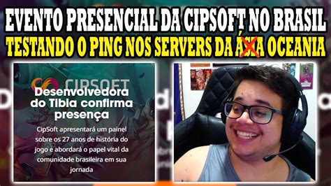 Tibia Cipsoft Anuncia Evento Presencial No Brasil Testamos O Ping Em