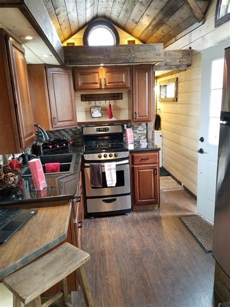 Tiny House For Sale CUSTOM 33ft Log Cabin Style Tiny