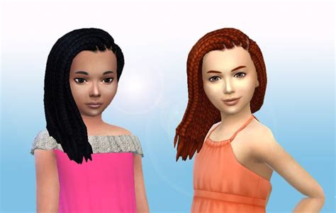 18 Out Of This World Sims 4 Sided Braids Hairstyle