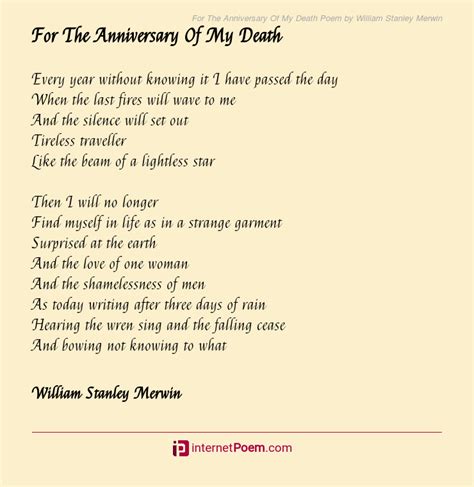 Year Anniversary Memorial Poems