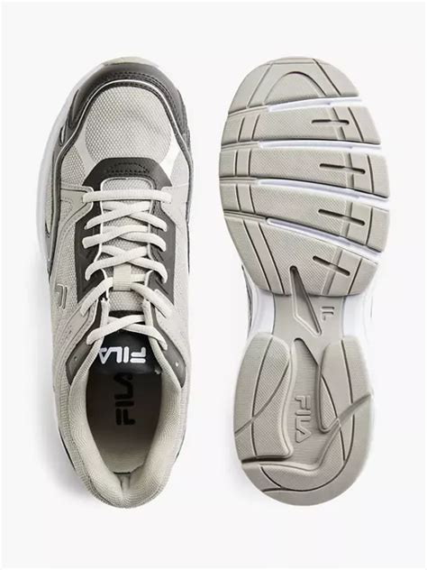 Fila Fila New Black Grey Lace Up Trainer In Grey Deichmann