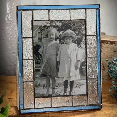 J Devlin Pic 15957V 5x7 Vertical Stained Glass Photo Picture Frame