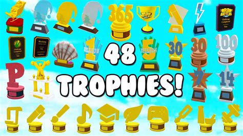 How To Get ALL 48 Trophies In Bloxburg YouTube