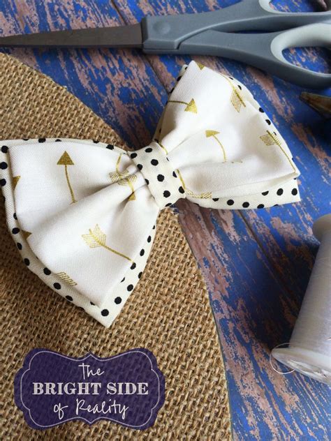 Fabric Hair Bows Diy