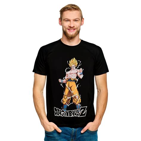 Dragon Ball Z Goku Super Saiyan T Shirt Black Elbenwald