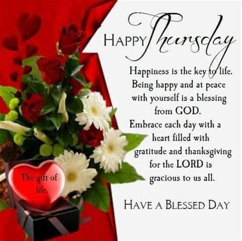 Happy Thursday Blessings Quotes Shortquotes Cc