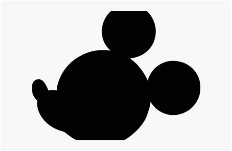 Mickey Mouse Head Silhouette - Mickey Mouse Head Transparent Background ...