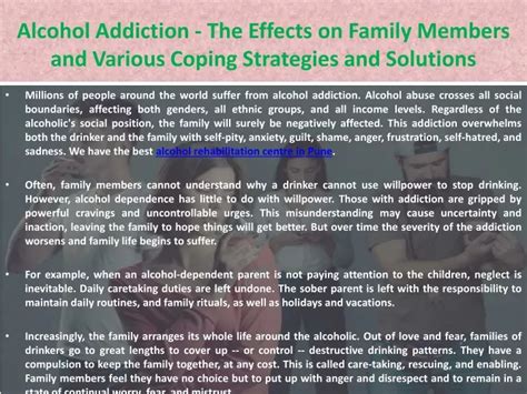 Ppt Alcohol Rehabilitation Centre In Pune Powerpoint Presentation