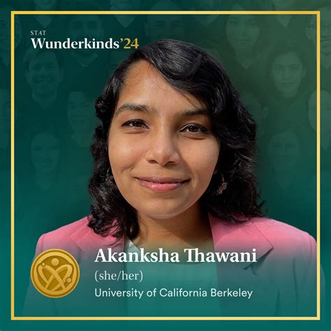 Postdoc Akanksha Thawani Named Stat Wunderkind Molecular And Cell Biology