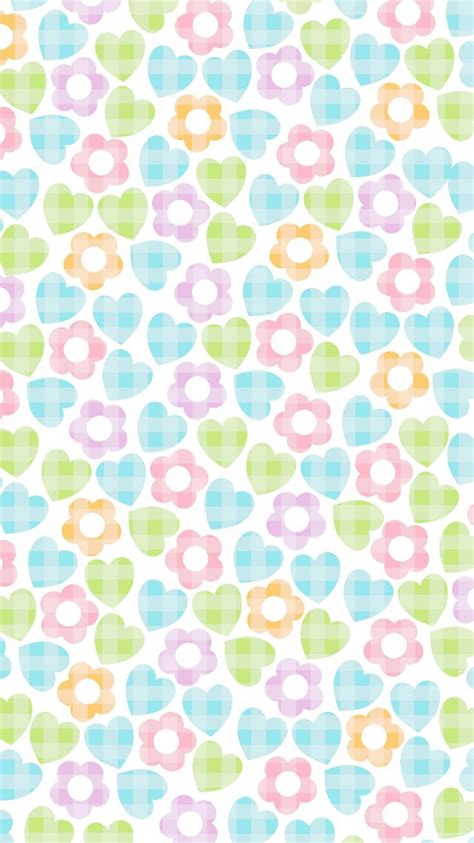 Phone Wallpaper Background Lock Screen Mixed Pastel Flower And