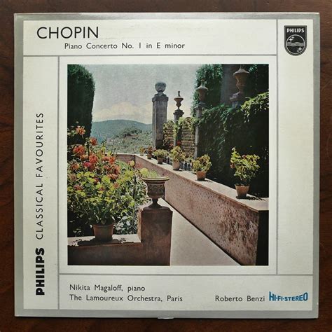 Chopin Piano Concerto No 1 Nikita Magaloff Piano Lamoureux Orch