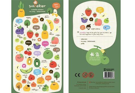 Aufkleber Sticker Set D Puffy Obst Lebensmittel Kaufen Auf Ricardo