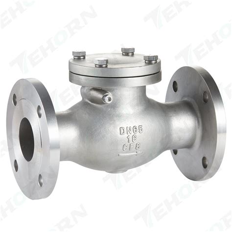 Stainless Steel Valves Wafer Type Single Disc Swing Check Valve Wcb Cf