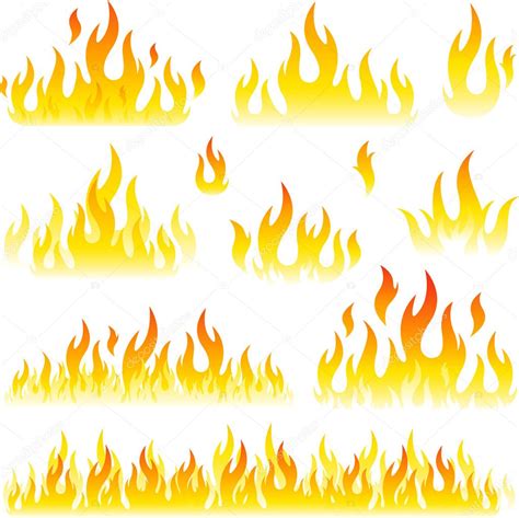 Flame Design Element Stock Vector Image By ©hugolacasse 6059210