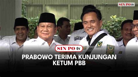 Prabowo Terima Kunjungan Ketum Pbb Youtube