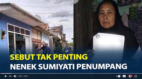 Jawaban Santai Pasutri Rebut Rumah Nenek Sumiyati Sebut Tak Penting