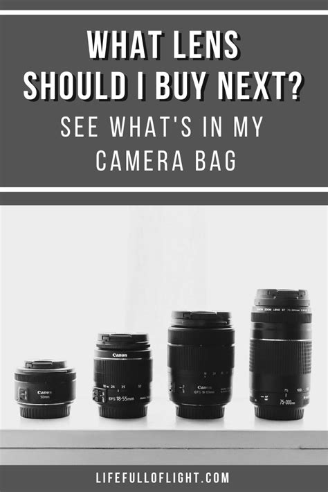 What Lens Should I Buy Next See What S In My Camera Bag Photography