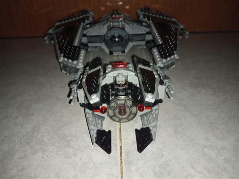 Big Daddy Sith Fury Class Interceptor With My Microfighter Moc Built Using Bricks Only From The