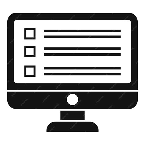 premium vector business  survey icon simple illustration