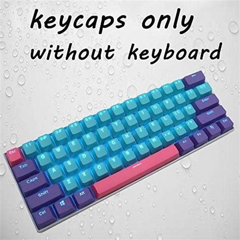 Cjxsp Pbt 61 Keycaps 60 Percent Oem Profile Gaming Keycaps Envío gratis