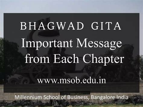 Bhagwad Gita chapters | PPT