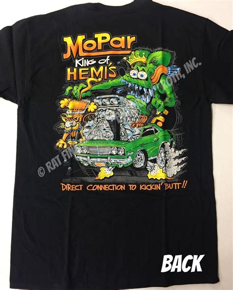 Official Rat Fink Mopar King Of Hemis T Shirt Ed Big Daddy Etsy