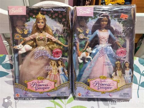 BUNDLE Barbie Princess And Thr Pauper NRFB Anneliese And Erika AA Doll