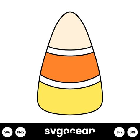 Candy Corn Svg vector for instant download - Svg Ocean — svgocean