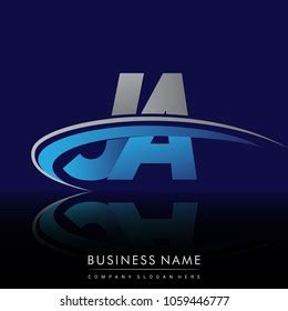 Initial Letter Ja Logotype Company Name Stock Vector Royalty Free