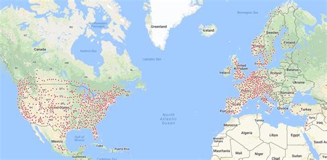 Tesla Superchargers Map Color 2018